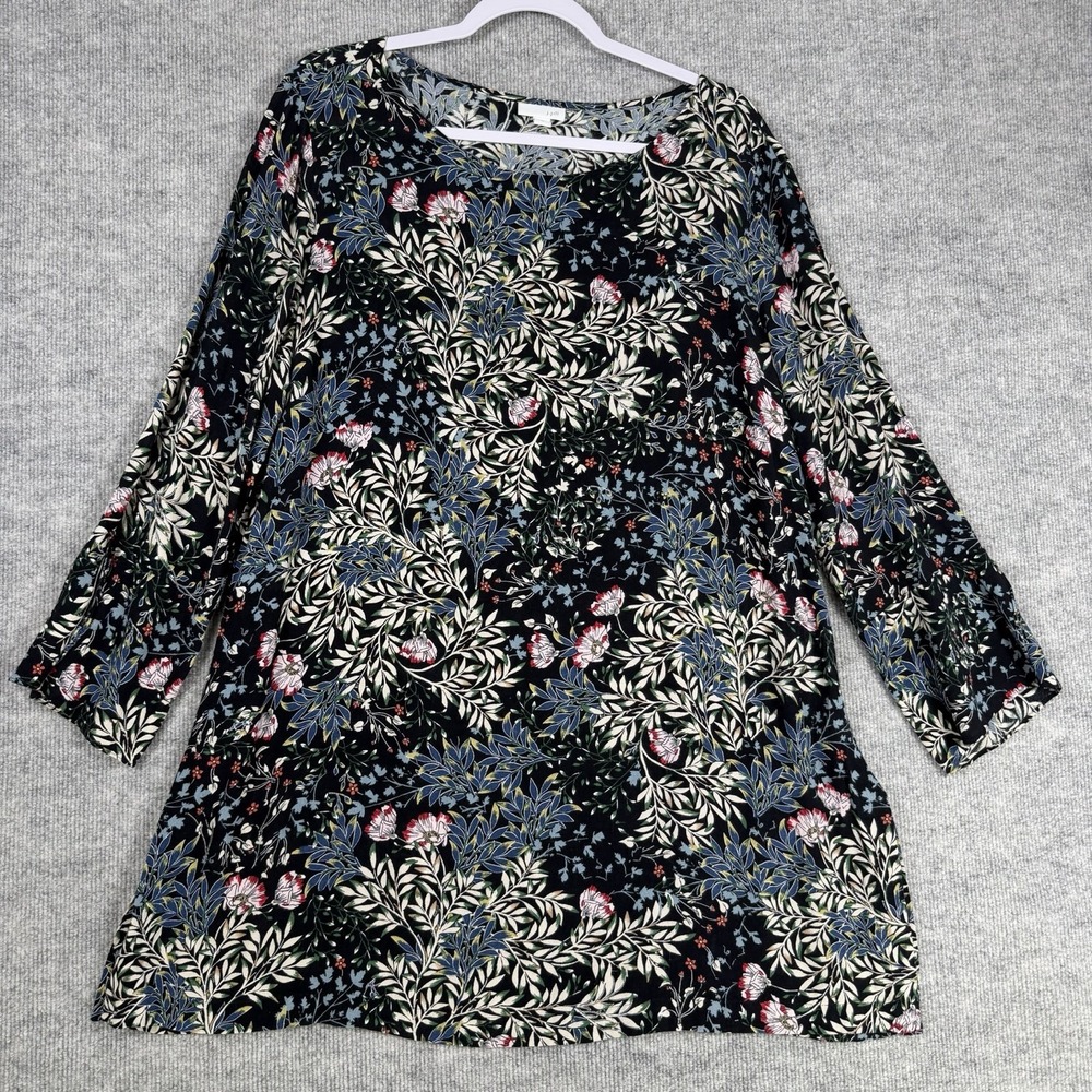 J. Jill‎ Size-XL Women's Floral Tunic Top Rayon